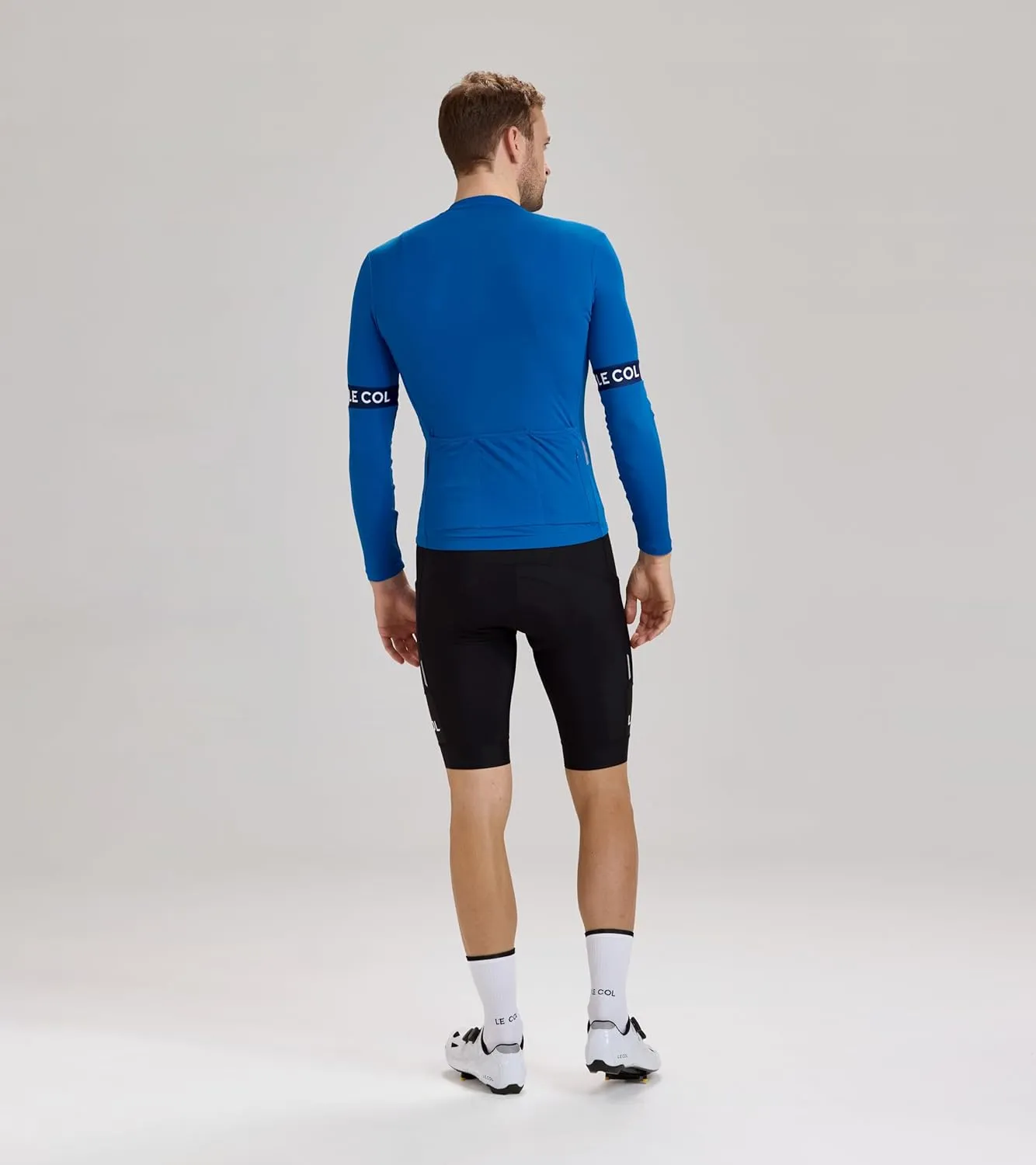 Men’s Sport Long Sleeve Jersey | Zip Closure Cycling Shirt | Rear Pockets, Sustainable Construction, Relaxed Fit