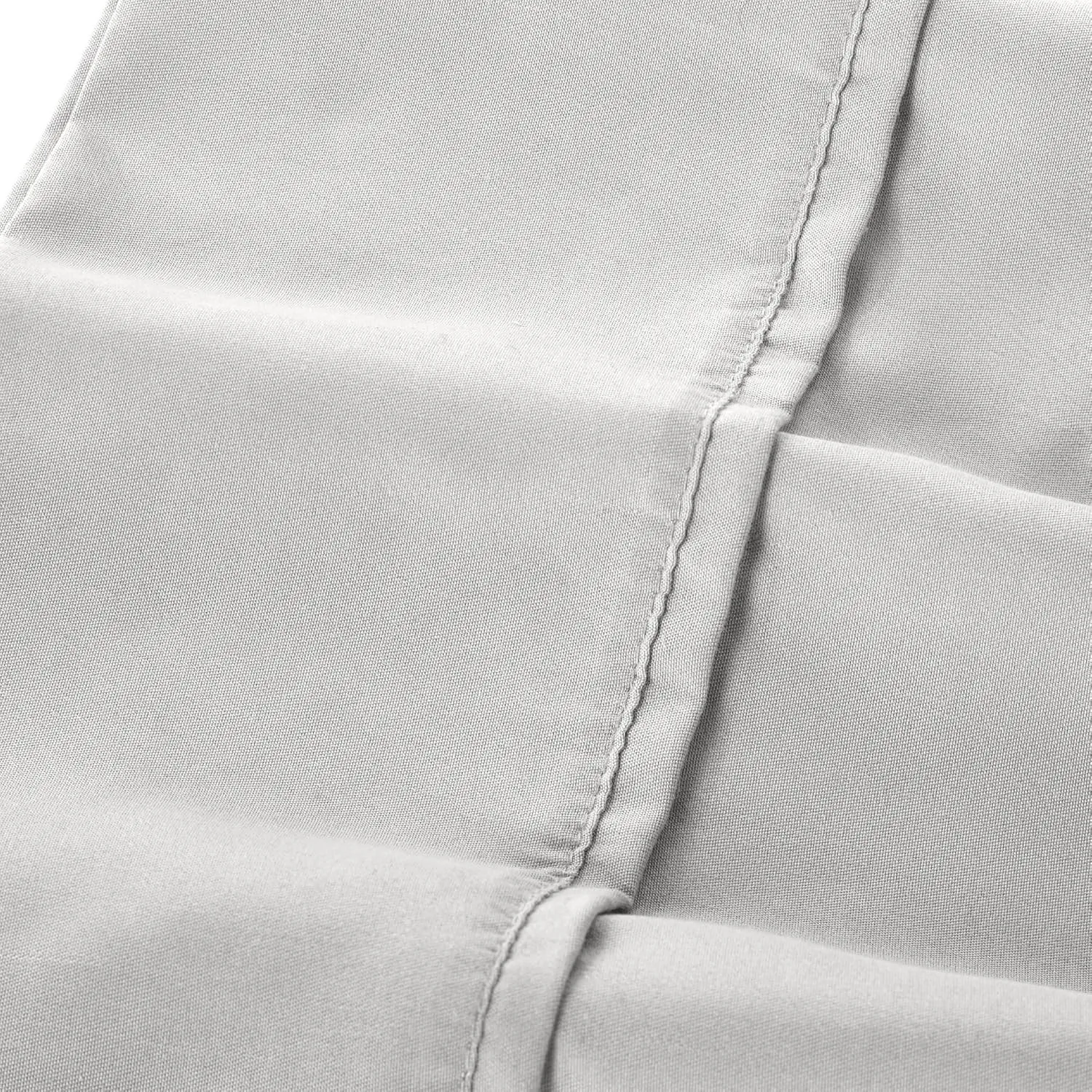 Modern Threads Soft Microfiber Solid Sheets - Luxurious Microfiber Bed Sheets - Includes Flat Sheet, Fitted Sheet with Deep Pockets, & Pillowcases Vapor Blue King
