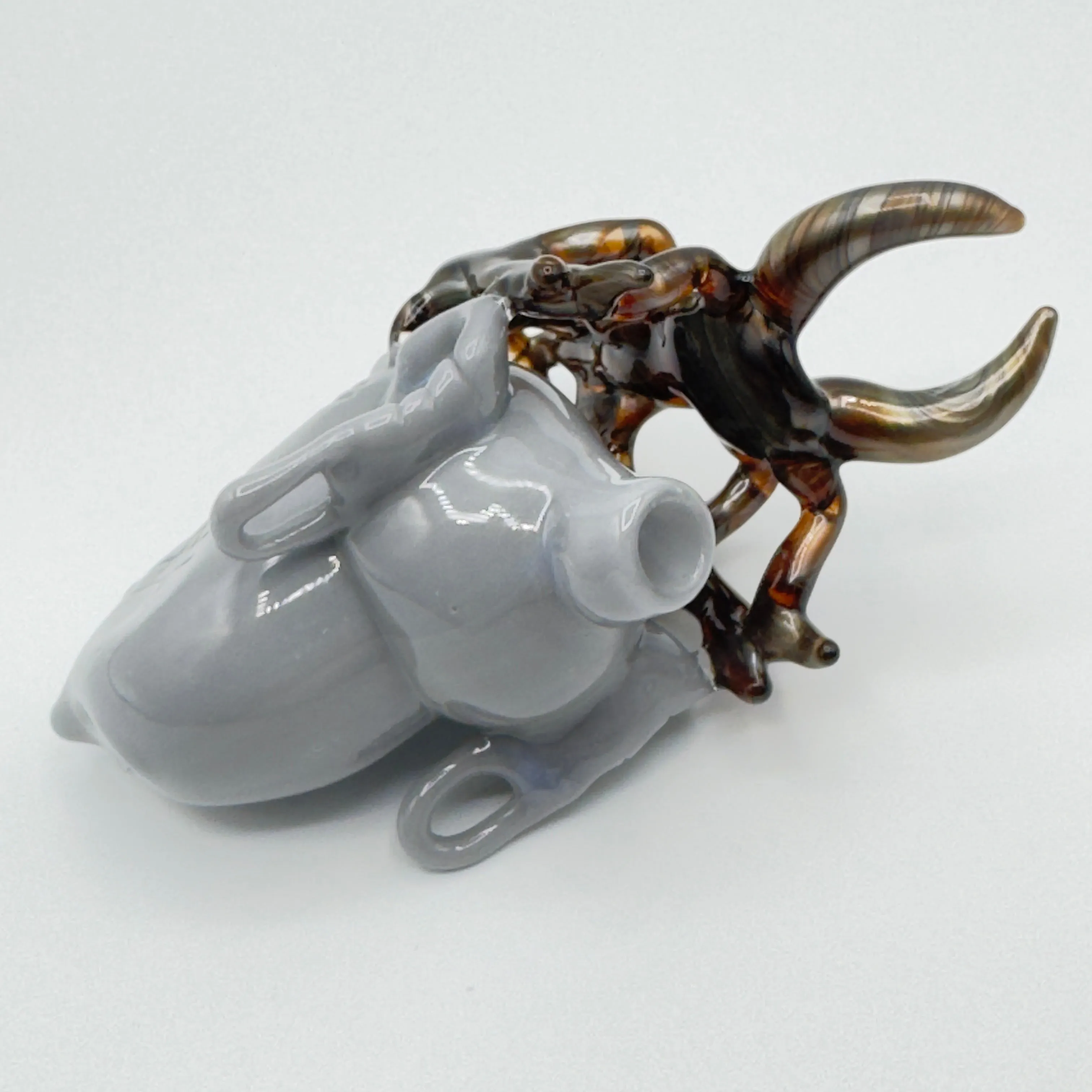 Modified Creations x Livin Glass - Dragon Skull Crowned Sorcerer Pendant/Joint Holder