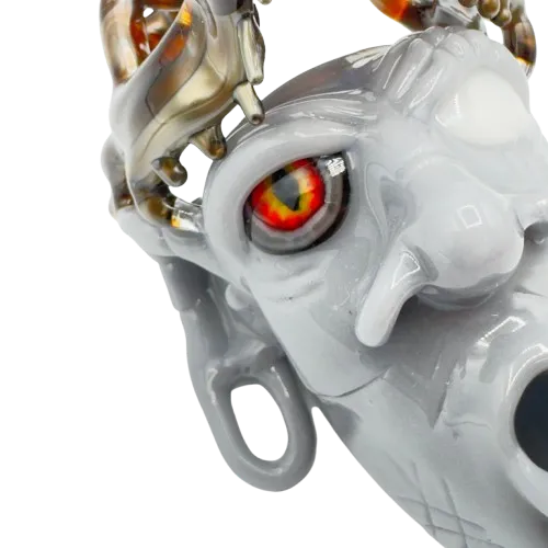 Modified Creations x Livin Glass - Dragon Skull Crowned Sorcerer Pendant/Joint Holder