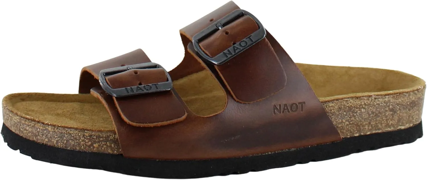 NAOT Footwear Santa Barbara Women's Slide with Cork Footbed and Arch Comfort and Support – Slip On- Lightweight and Perfect for Travel