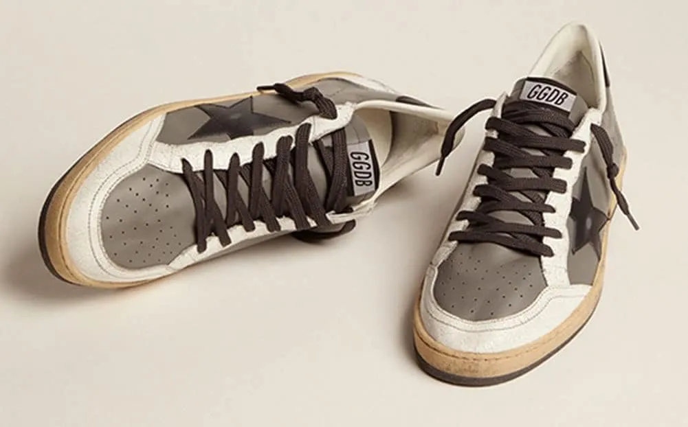 nesho White Leather Sneakers for Men Walking Sport Shoes Hard-Wearing Outdoor Flat Trainers