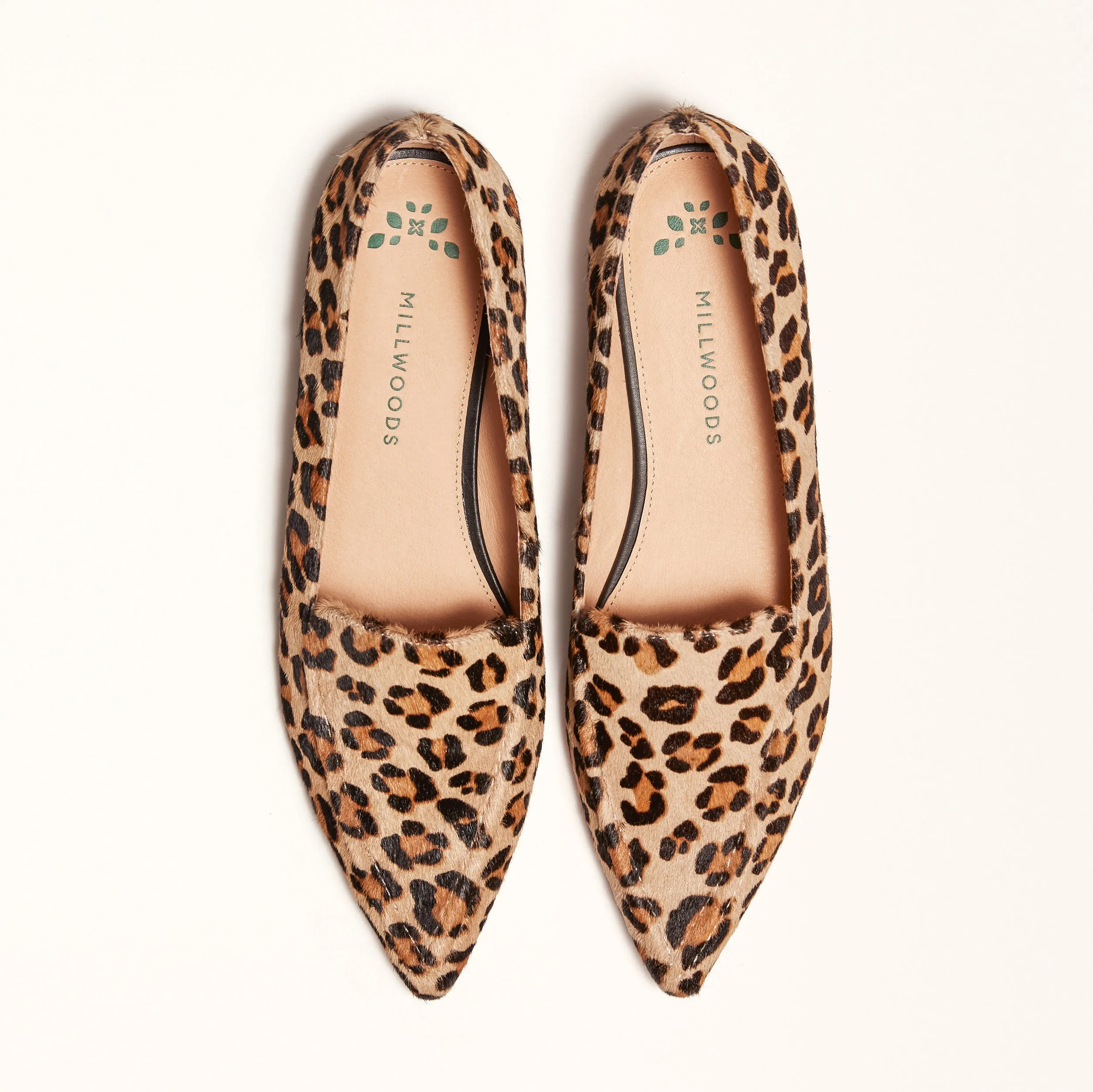 NEW Poplar Pointed Flat - Leopard