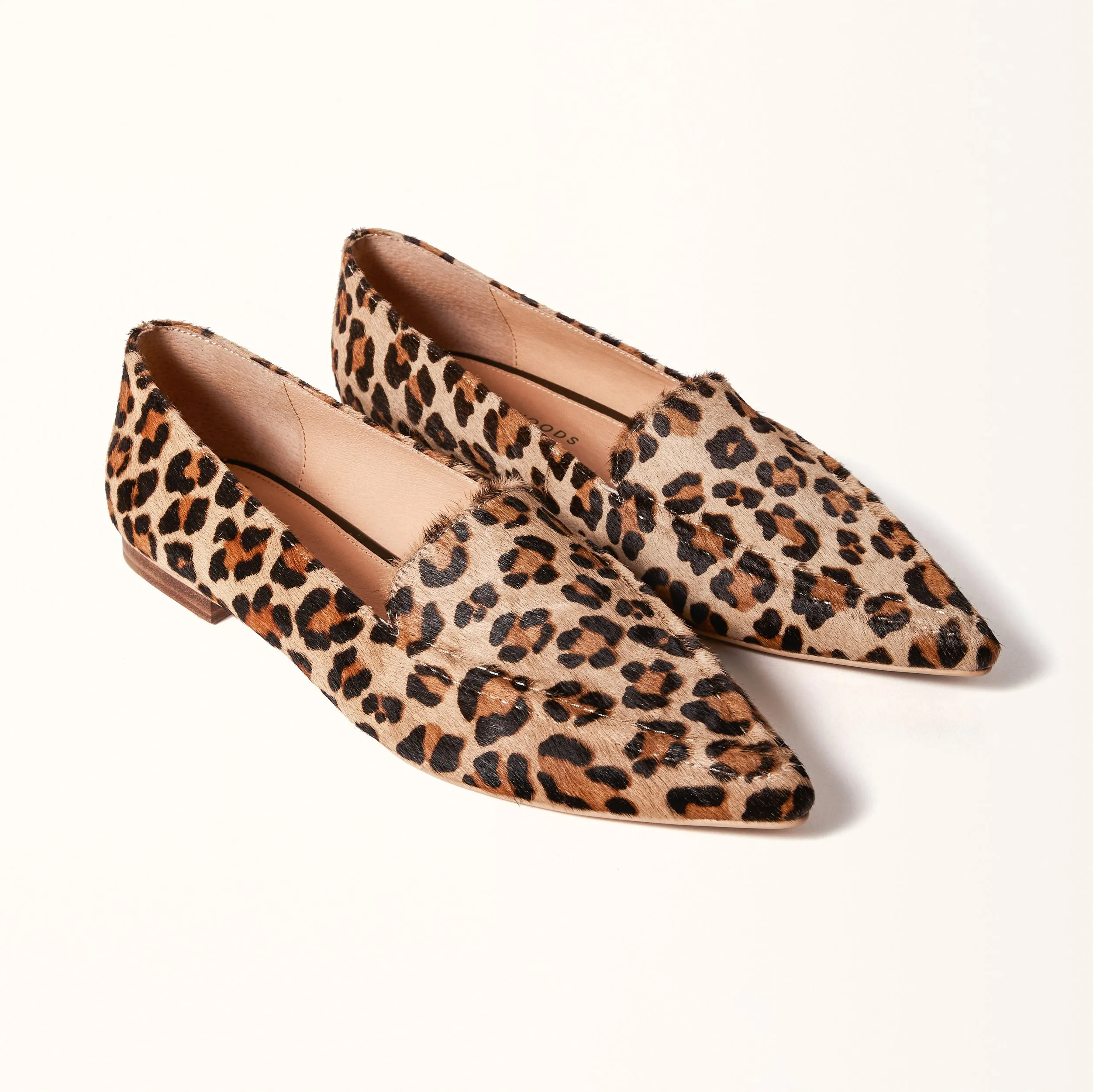 NEW Poplar Pointed Flat - Leopard