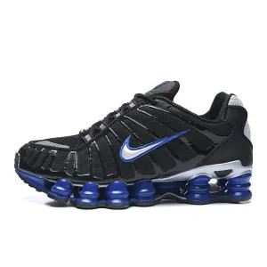 NIKE BLACK METALLIC BLUE SHOX Trendy x No-hassle exchange TL RACER SILVER