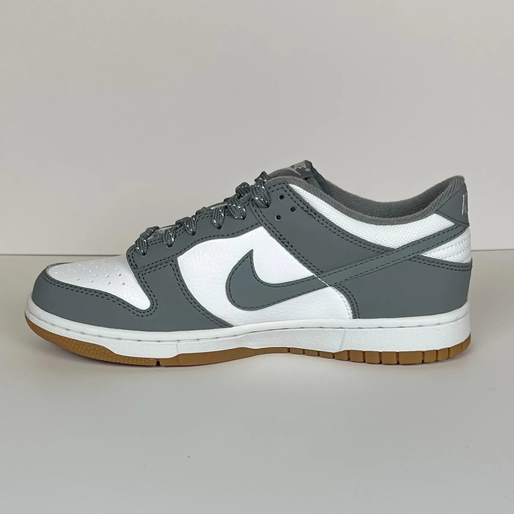 Nike Dunk Low GS Smoke Grey 'Reflective Swoosh'