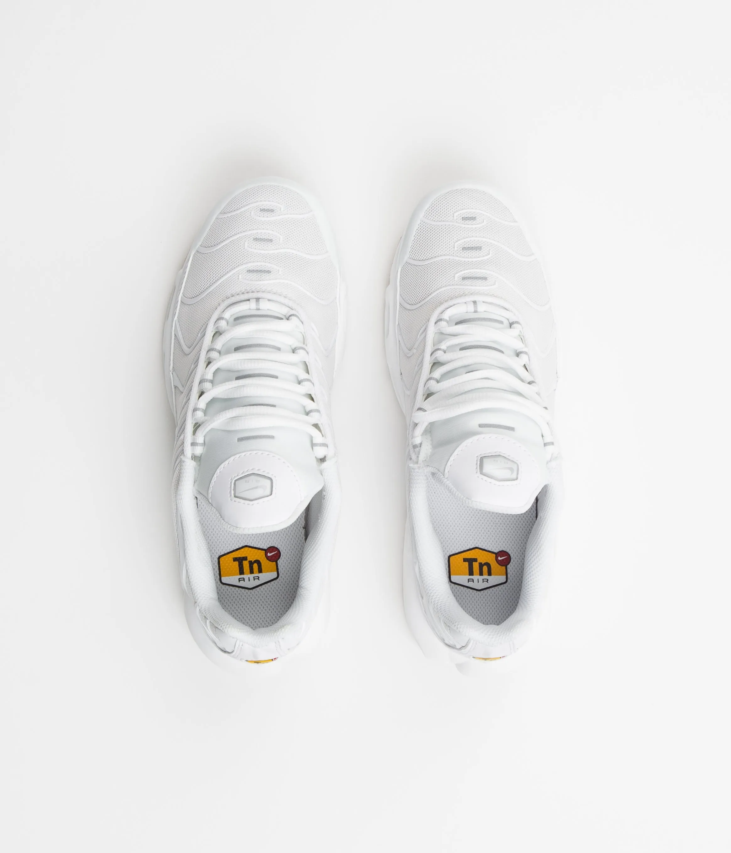 Nike Womens Air Max Plus Shoes - White / White - Pure Platinum