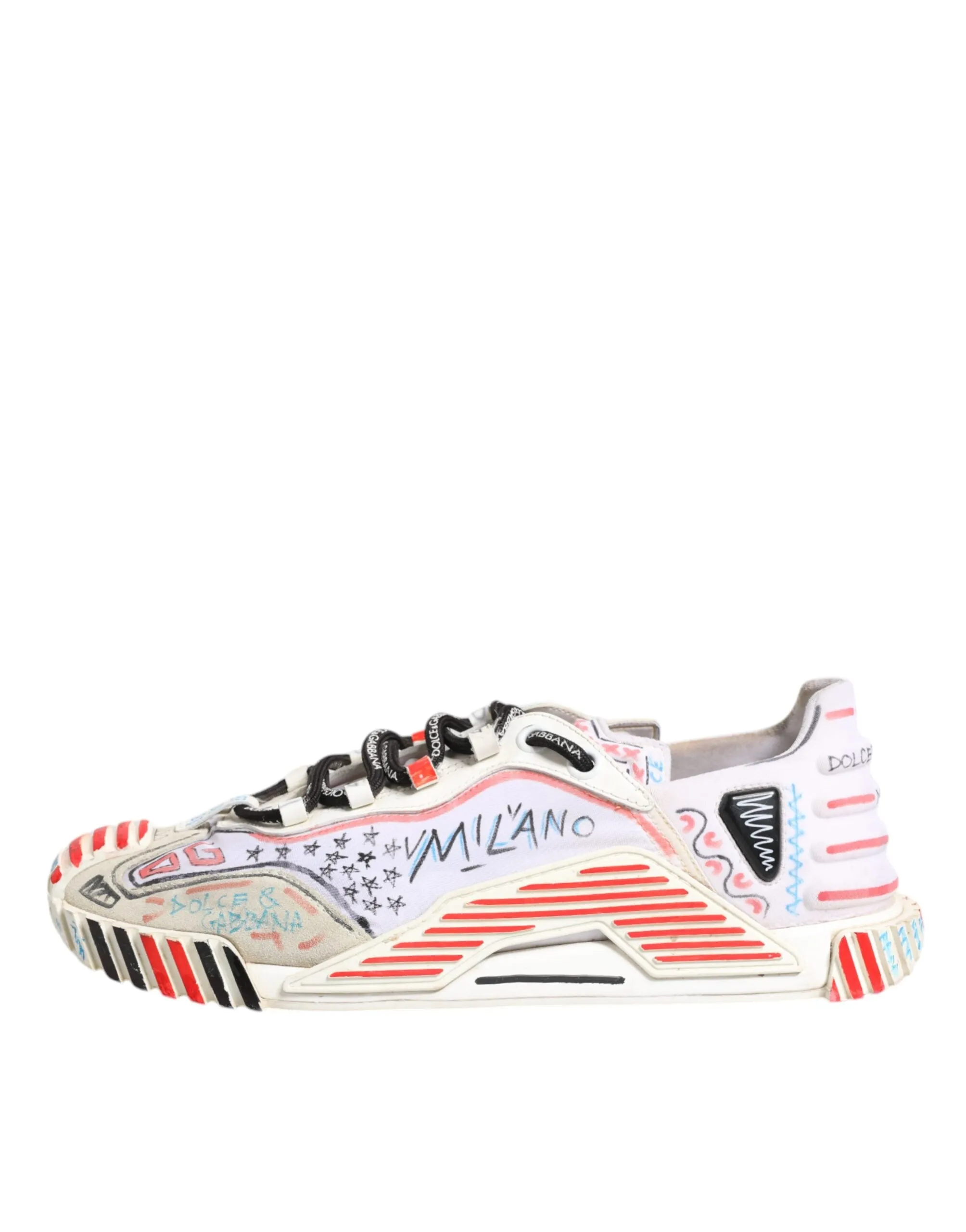 NS1 Hot deal Gabbana Dolce Suede Safe payments Shoes Fabric Multicolor & Sneakers