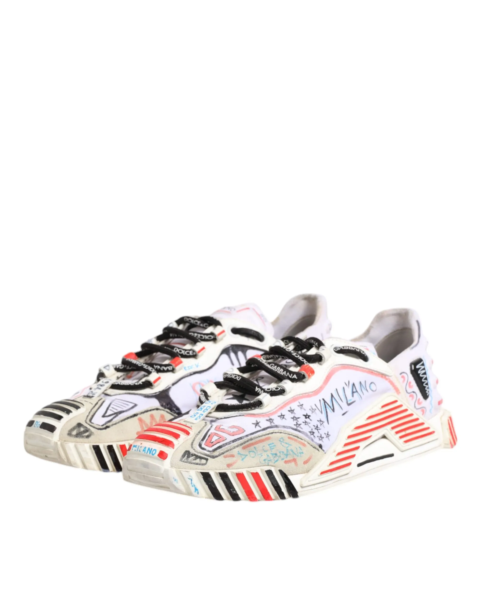 NS1 Hot deal Gabbana Dolce Suede Safe payments Shoes Fabric Multicolor & Sneakers
