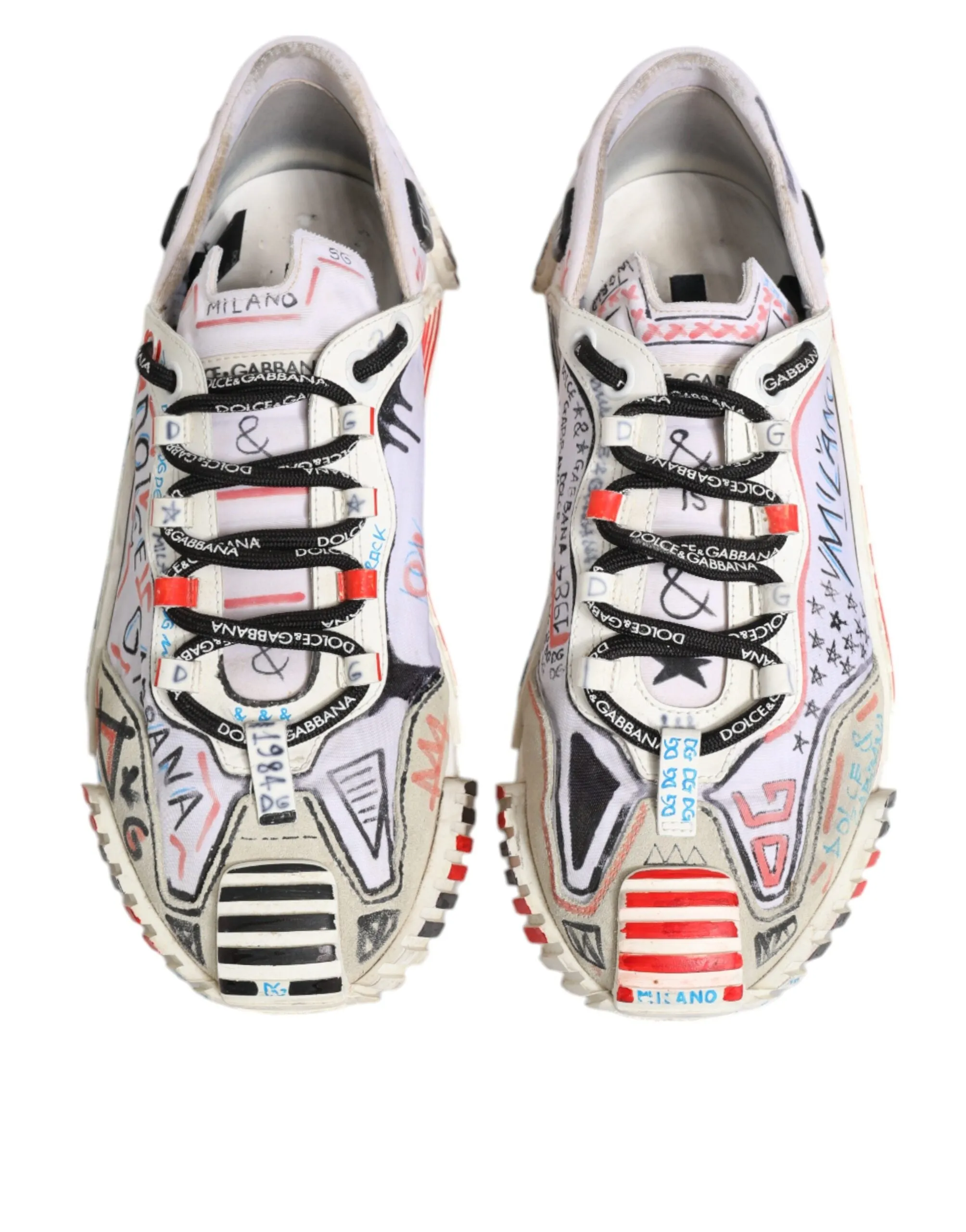NS1 Hot deal Gabbana Dolce Suede Safe payments Shoes Fabric Multicolor & Sneakers