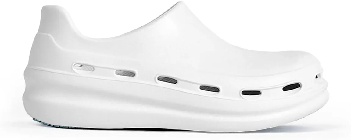 NURSTEP Unisex Lightweight Slip On Comfortable Slip Resistant Medical Nursing Mule & Clog Recovery Slides with Arch Support Insoles for Healthcare Hospital Work Operating Room