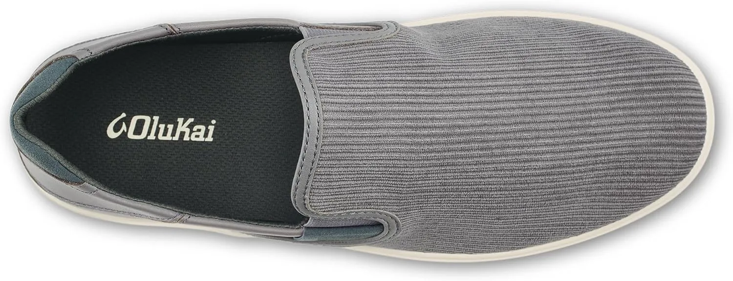 OLUKAI Lae'ahi Kapa Men's Slip On Sneakers, Lightweight & Breathable All-Weather Shoes, Drop-in Heel & Comfort Fit