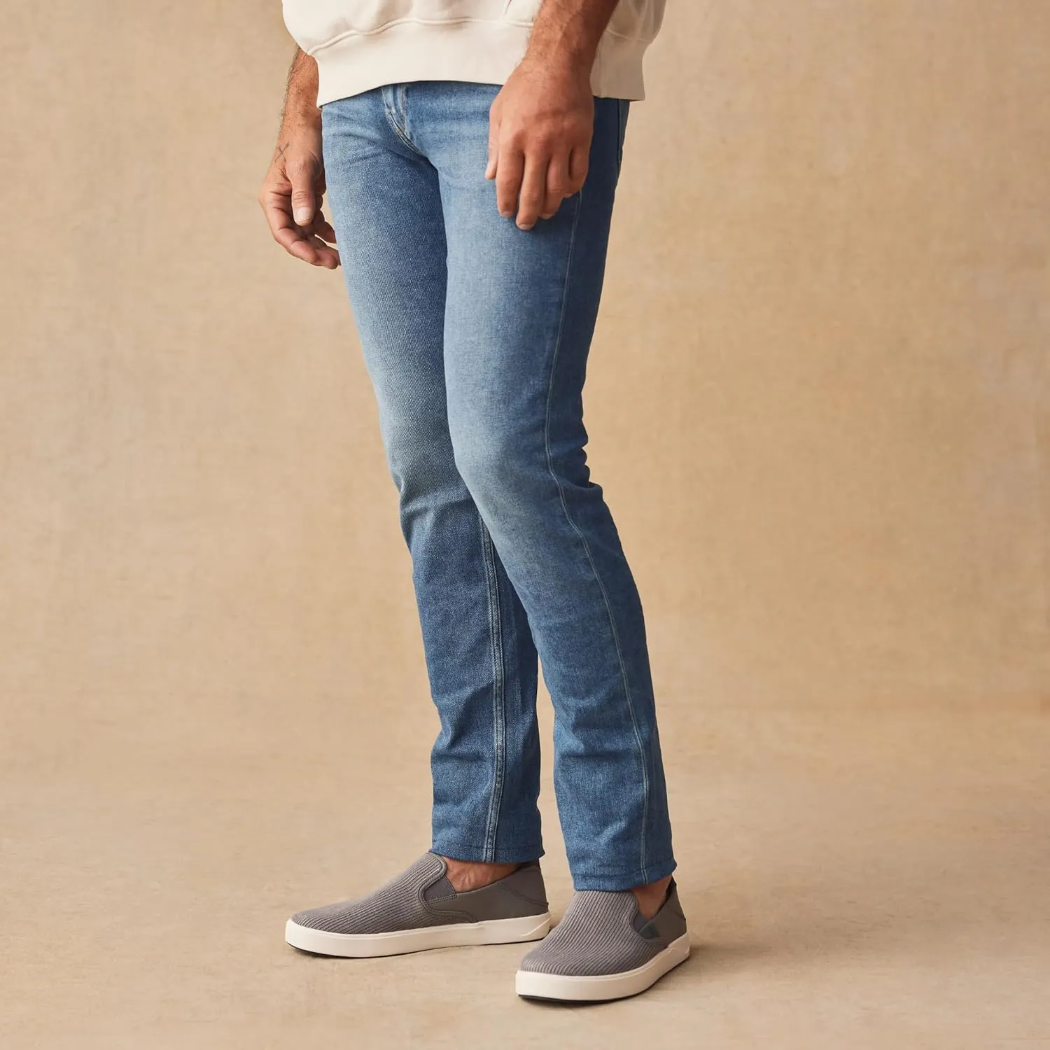 OLUKAI Lae'ahi Kapa Men's Slip On Sneakers, Lightweight & Breathable All-Weather Shoes, Drop-in Heel & Comfort Fit
