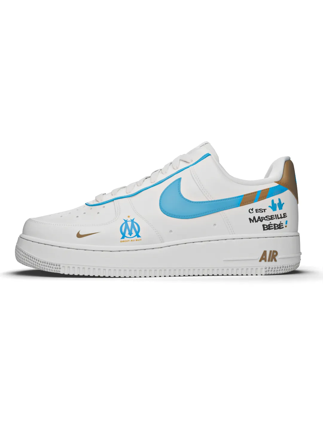 Olympique Final clearance Marseille de Football – Safe transactions Nike AF1