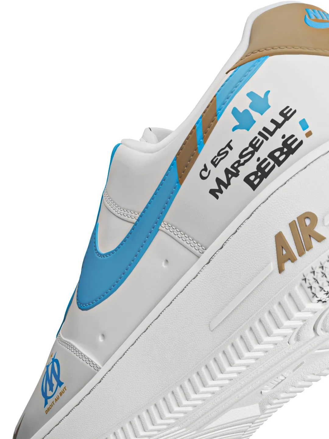 Olympique Final clearance Marseille de Football – Safe transactions Nike AF1
