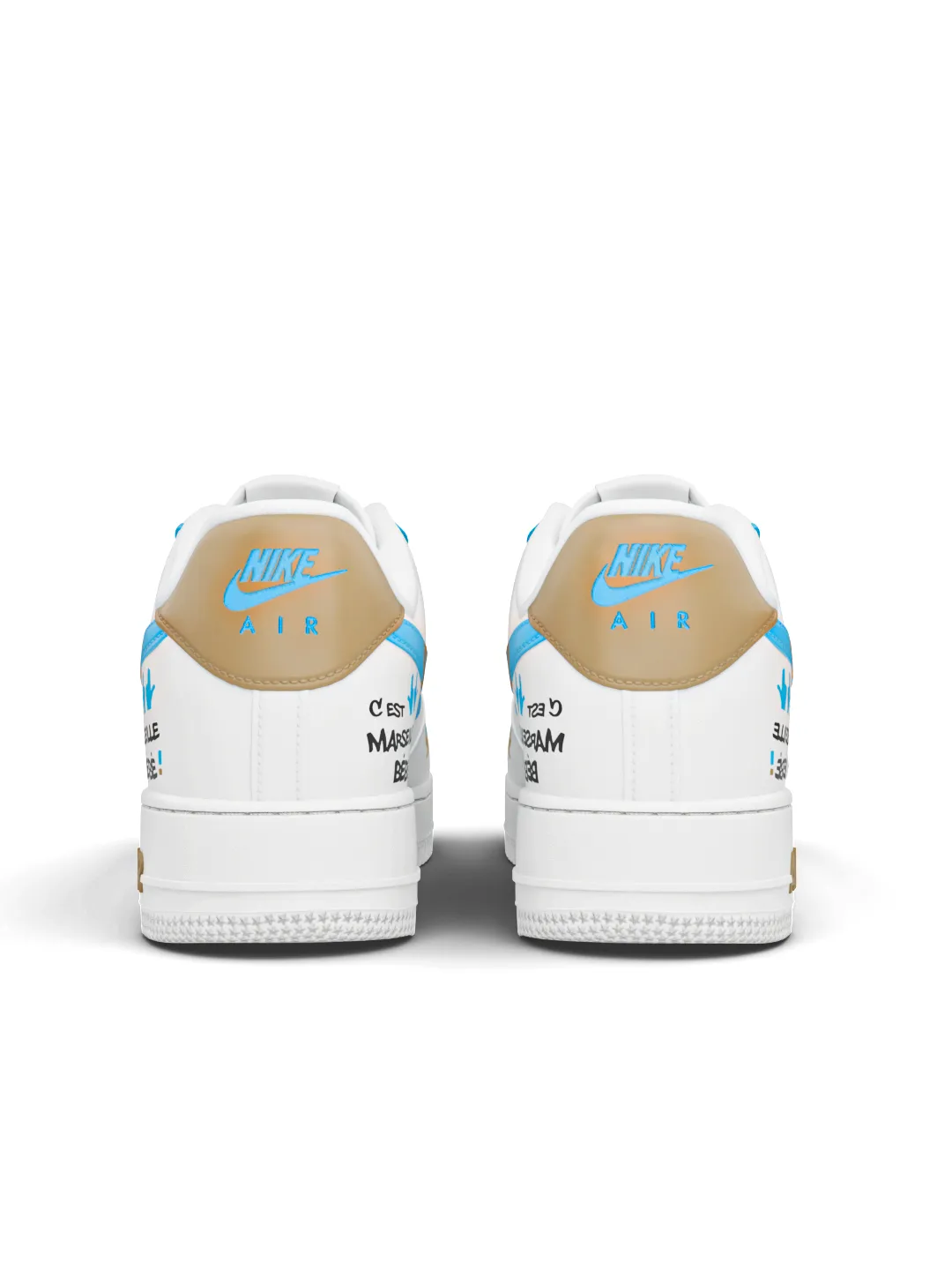 Olympique Final clearance Marseille de Football – Safe transactions Nike AF1
