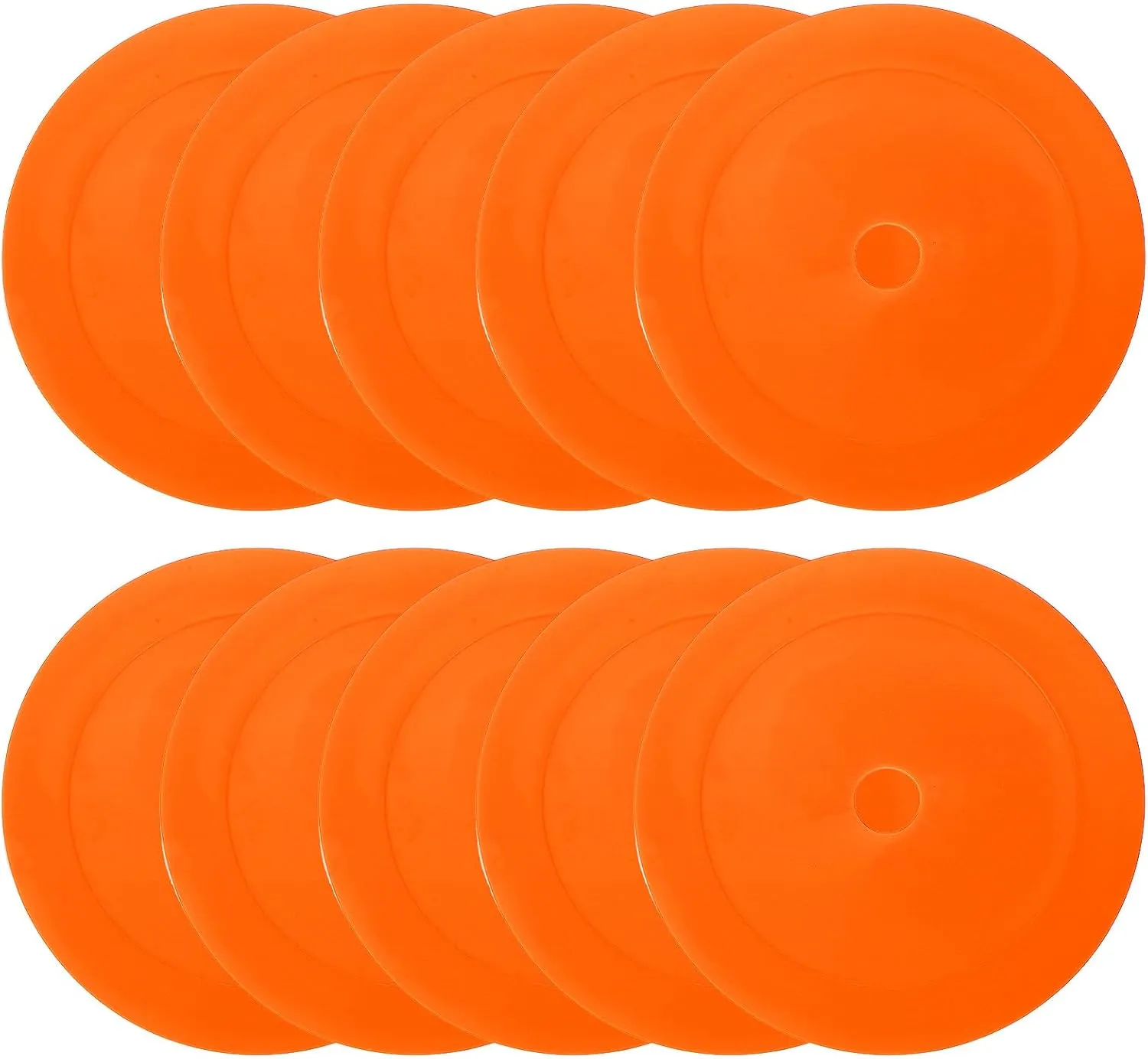 PATIKIL Flat Cones,Spot Markers Small Flat Soccer Training Cone for Football Basketball Agility Practice Sports Training Equipment