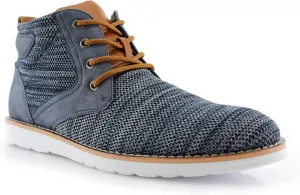 Polar Fox Colbert MPX506059 Mens Mid-Top Casual Breathable Sneaker Chukka Boots with Memory Foam insole