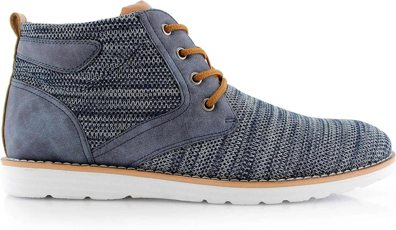 Polar Fox Colbert MPX506059 Mens Mid-Top Casual Breathable Sneaker Chukka Boots with Memory Foam insole