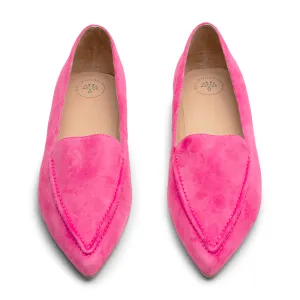 Poplar Pointed Flat - Hot Pink