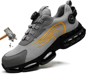 Prestivos Shoes for Men Women，Prestivos Steel Toe Shoes Safety Toe Shoe for Men Lightweight Ccomposite Work Sneaker