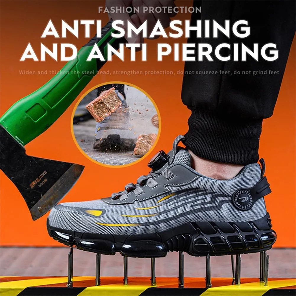 Prestivos Shoes for Men Women，Prestivos Steel Toe Shoes Safety Toe Shoe for Men Lightweight Ccomposite Work Sneaker