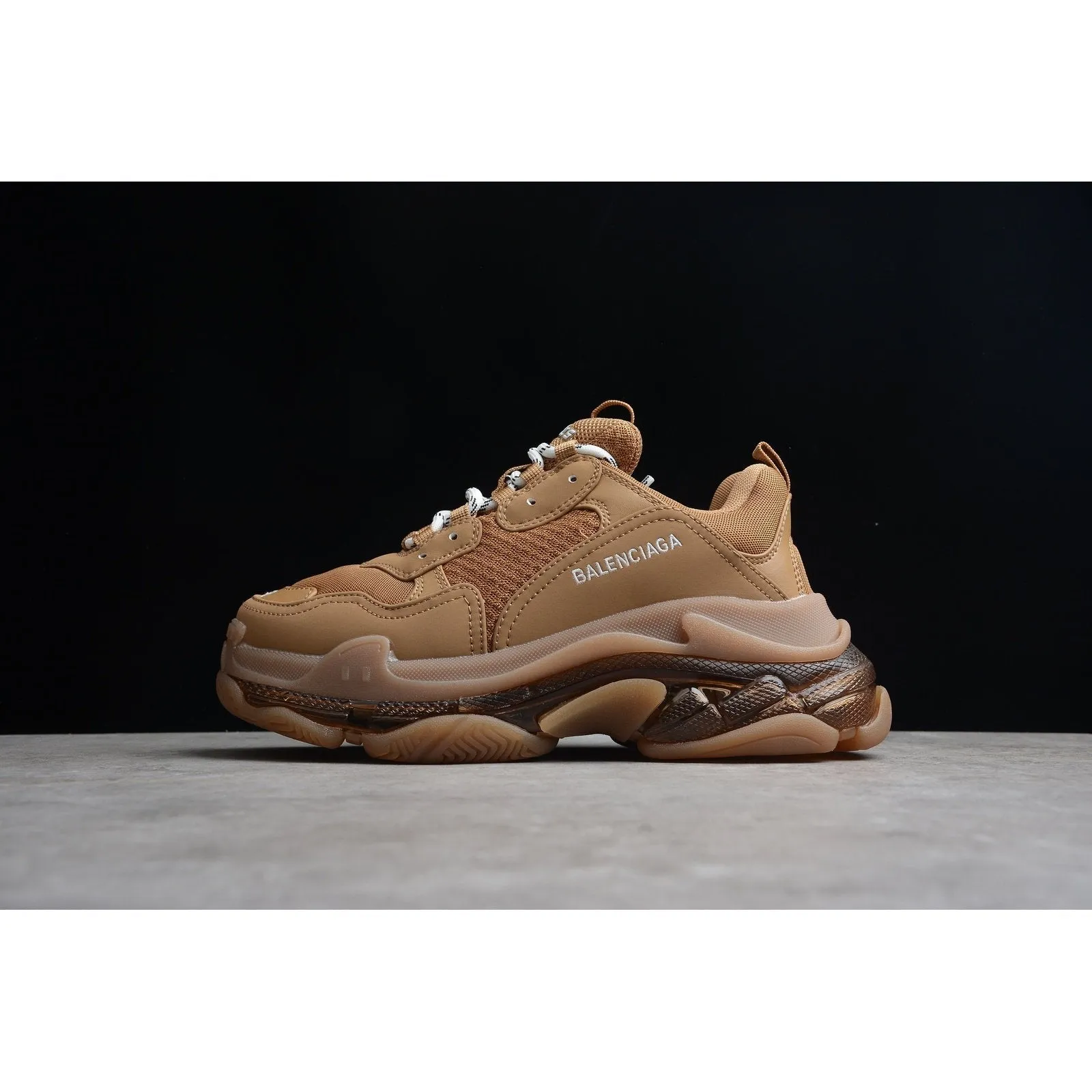 Price drop Safe payments BROWN BALENCIAGA SOLE CLEAR S TRIPLE x