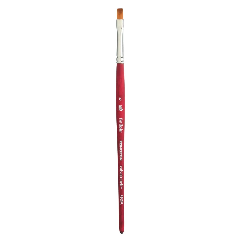 Princeton Velvet Touch 3950 Syn Short Handle Flat Shader