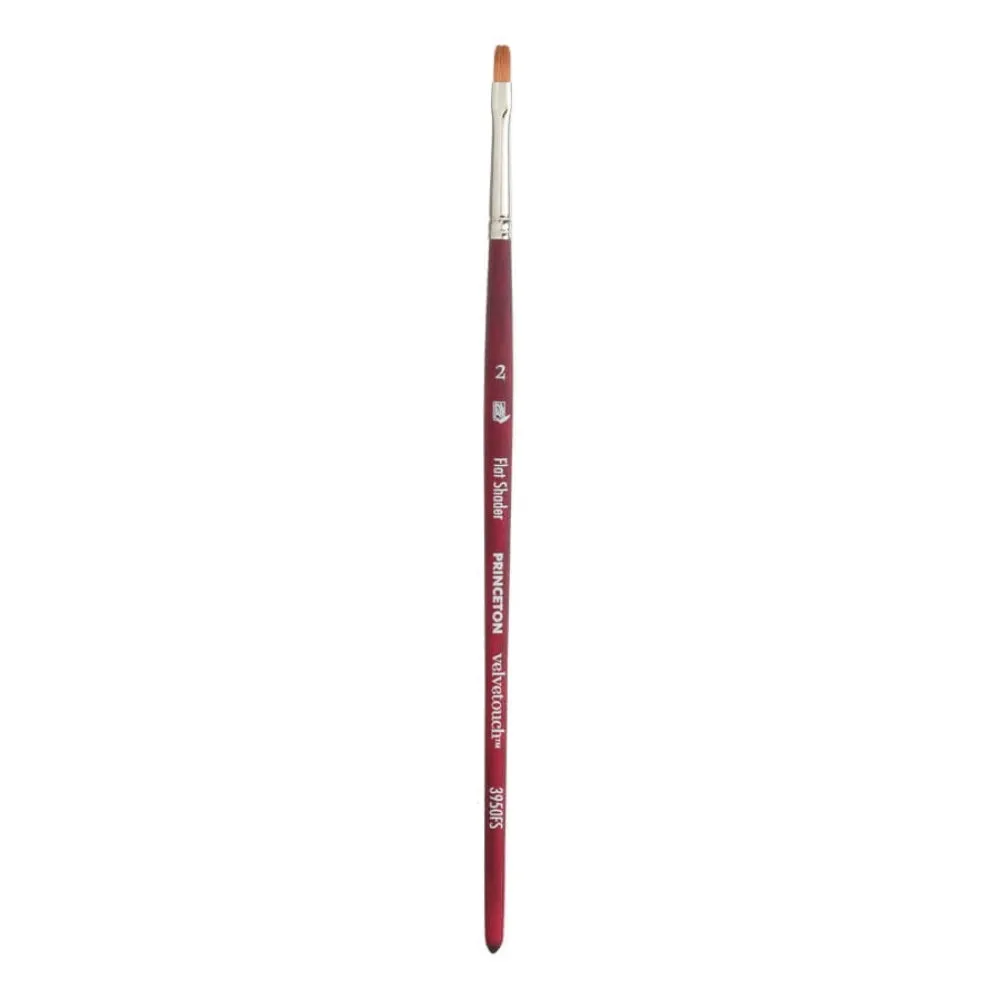 Princeton Velvet Touch 3950 Syn Short Handle Flat Shader