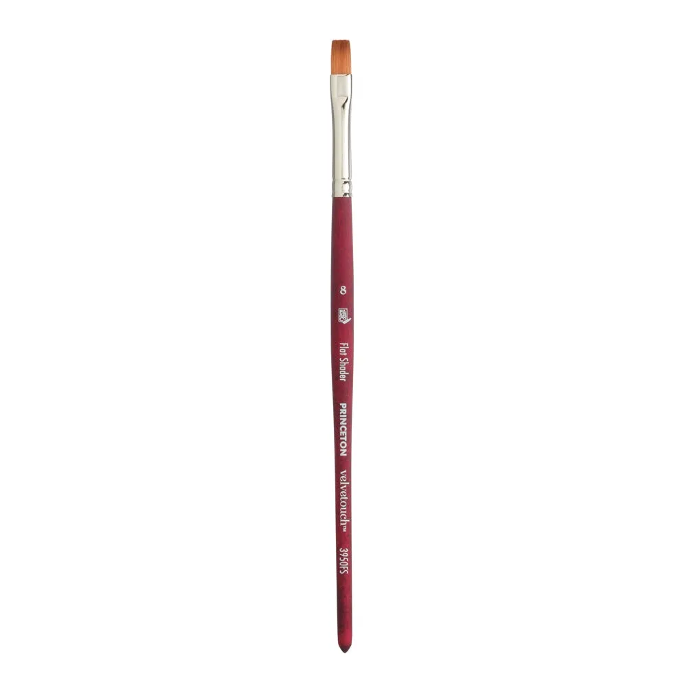 Princeton Velvet Touch 3950 Syn Short Handle Flat Shader