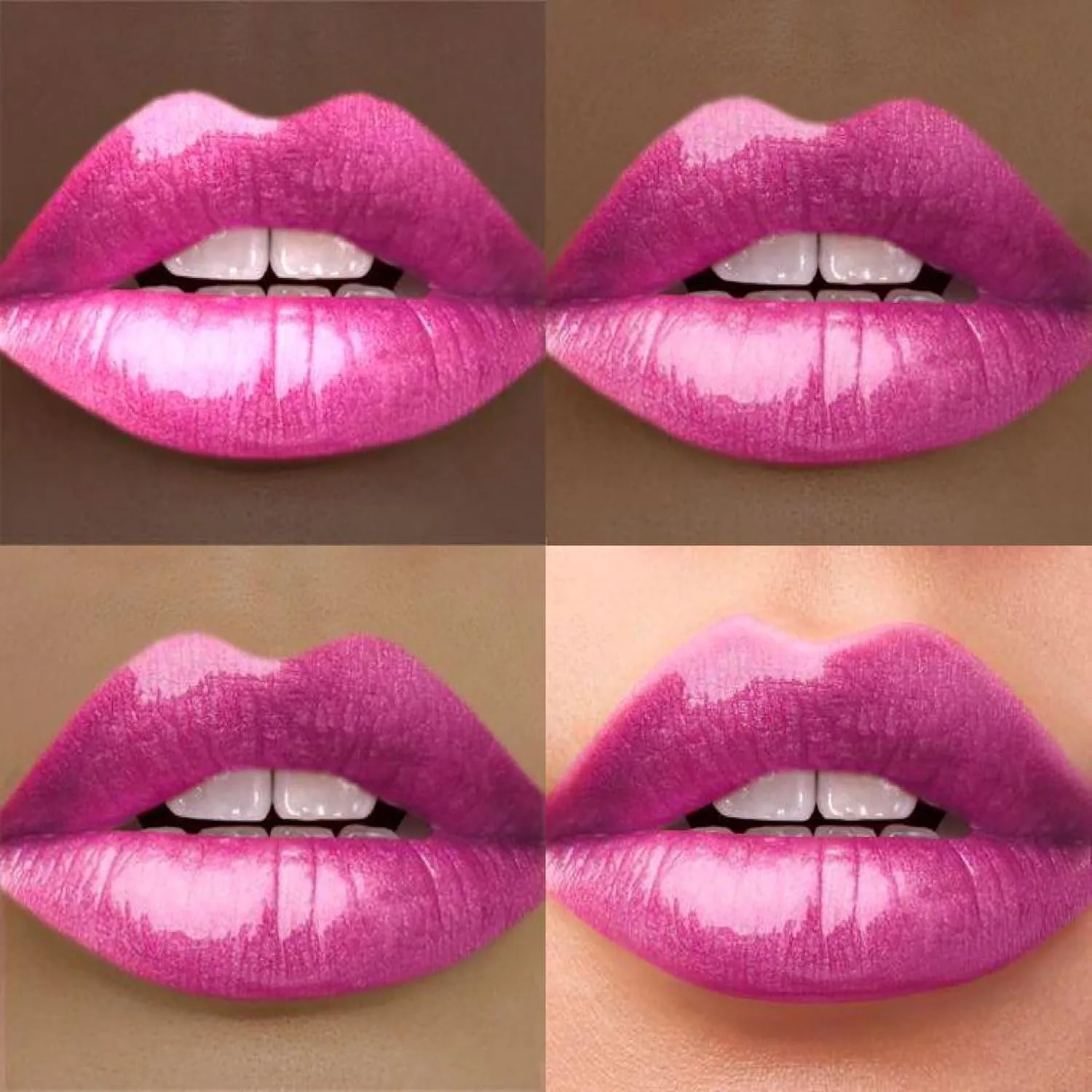 PUZZLE Lip Gloss Wand | Shiny, Shimmery, Non-Sticky, Moisturizing, Long-Lasting, Cruelty-Free, Vegan, Paraben-Free, High Shine Color (Unreal | Lilac Rose)