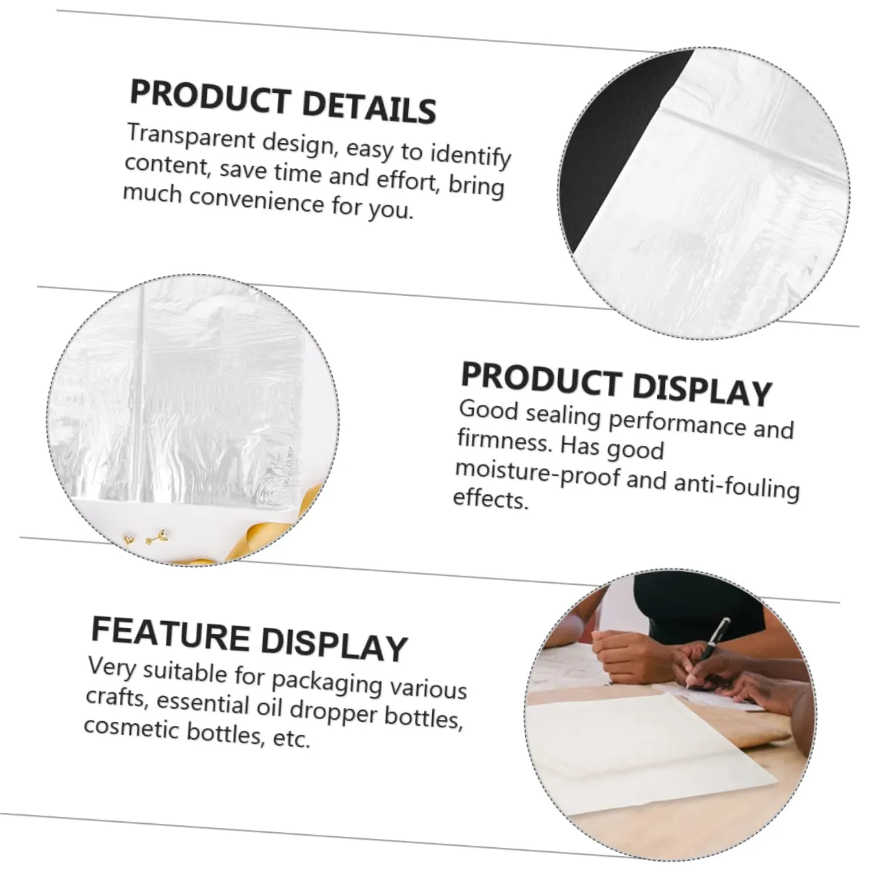 PVC Heat Shrink Film Bag Set 100pcs Heat Shrink Storage Bags Sneaker Seal Pouches Heat Shrink Bag Heat Shrink Packaging Bags