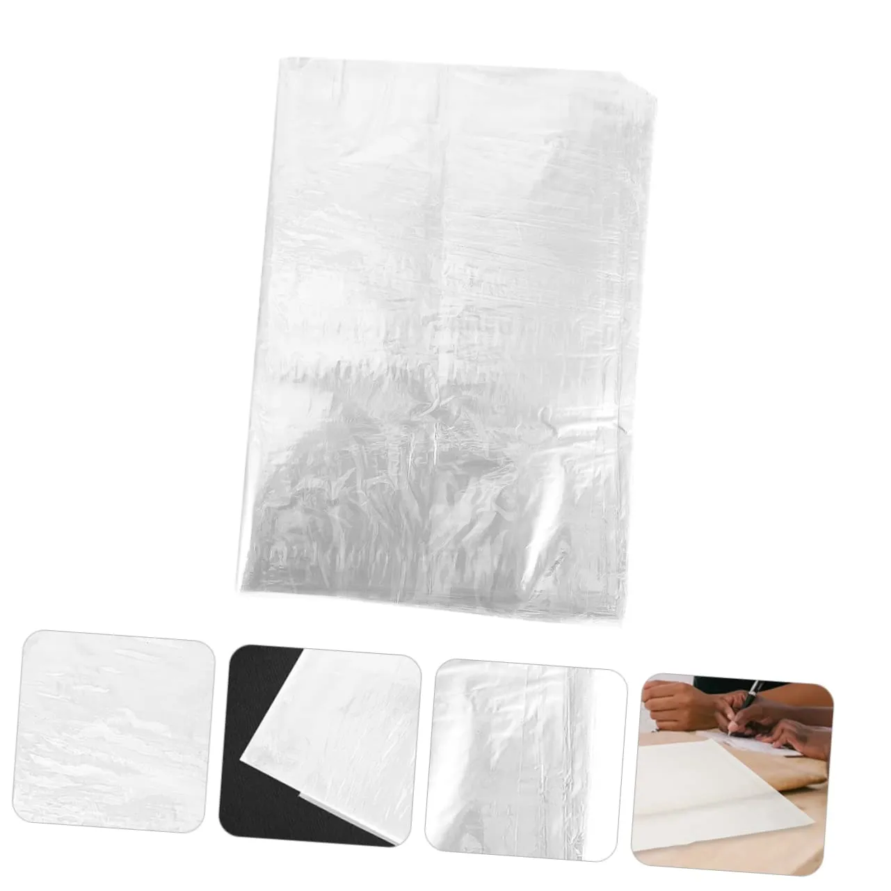 PVC Heat Shrink Film Bag Set 100pcs Heat Shrink Storage Bags Sneaker Seal Pouches Heat Shrink Bag Heat Shrink Packaging Bags
