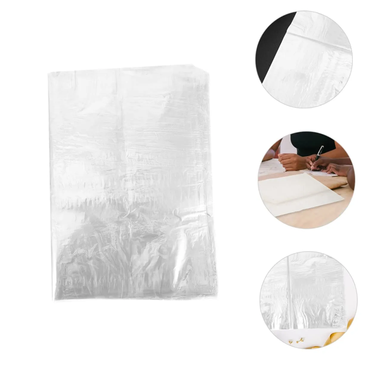 PVC Heat Shrink Film Bag Set 100pcs Heat Shrink Storage Bags Sneaker Seal Pouches Heat Shrink Bag Heat Shrink Packaging Bags
