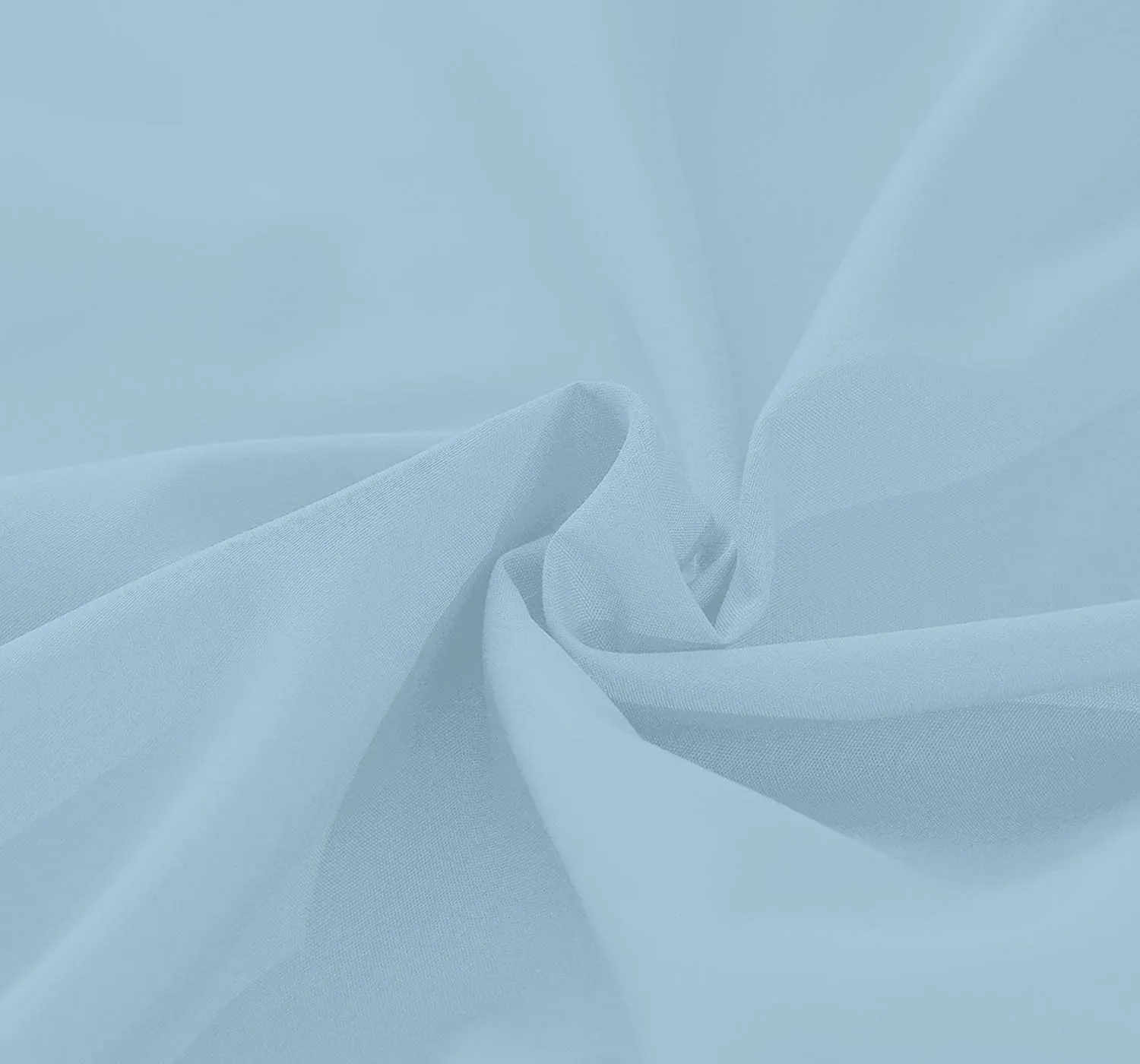 Rajlinen Split King Sheet Sets for Adjustable Beds - Sheets for Sleep Number Bed 15" Deep Pocket - 100% Cotton Split King Bed Sheet Set - Split King Sheets 5 Pcs - Light Blue Solid