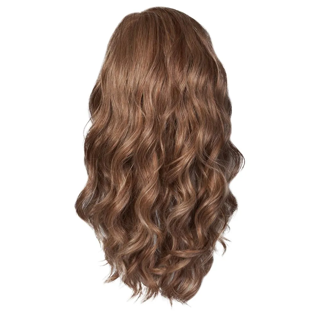 Raquel Welch Day To Date Wig With Long Layered Soft Curls, By Hairuwear, Average Cap, RL14/22SS Wheat