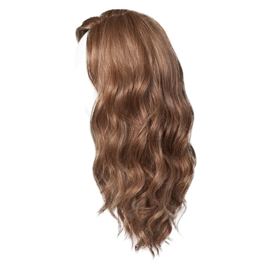 Raquel Welch Day To Date Wig With Long Layered Soft Curls, By Hairuwear, Average Cap, RL14/22SS Wheat