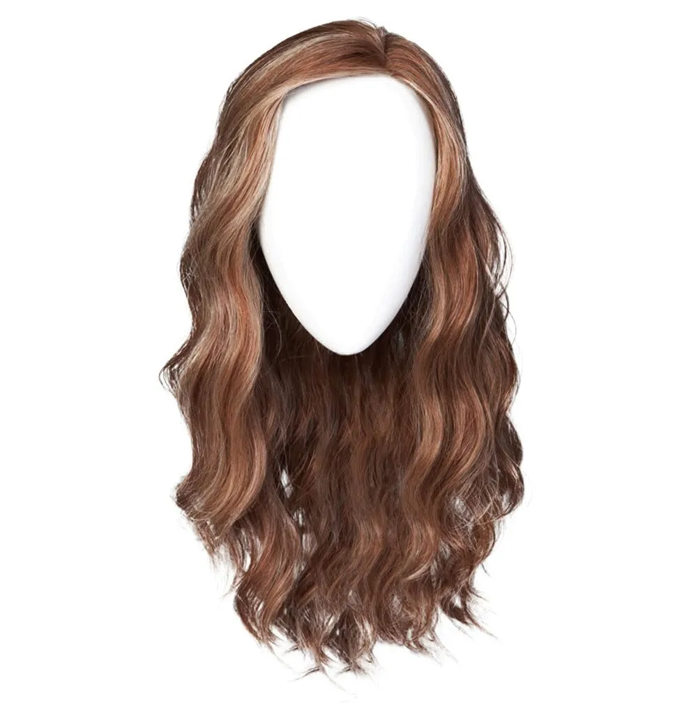 Raquel Welch Day To Date Wig With Long Layered Soft Curls, By Hairuwear, Average Cap, RL14/22SS Wheat