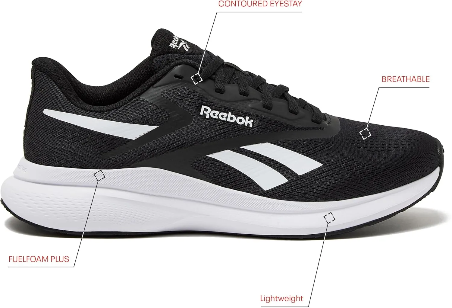 Reebok Men's Energen 4 Running Shoes, Lightweight Athletic Sneakers