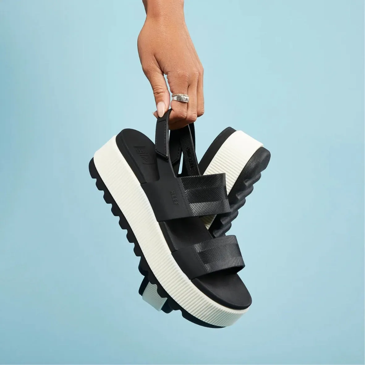REEF WATER VISTA HIGHER - BLACK VINTAGE