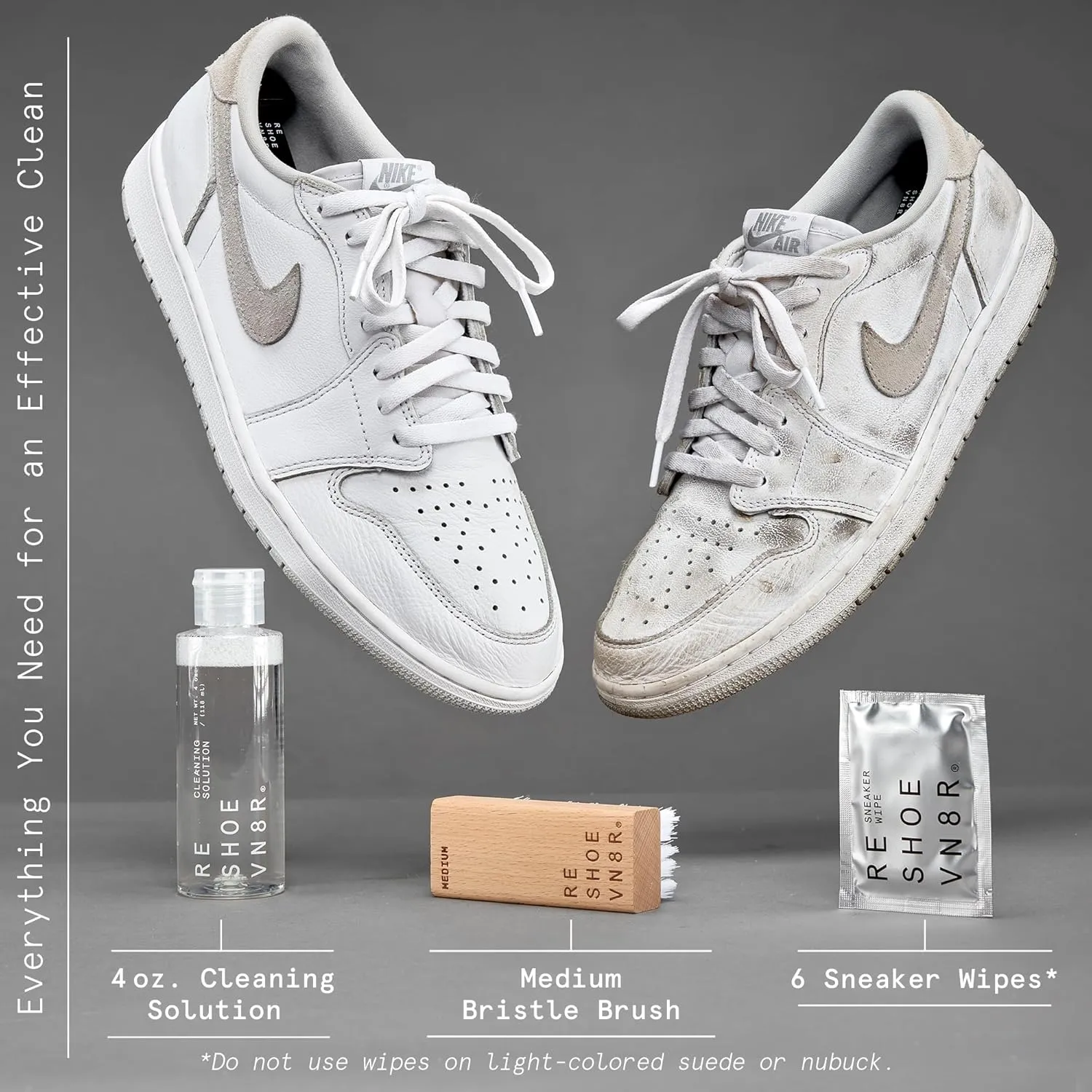 Reshoevn8r Shoe Cleaner Sneaker Kit - Premium Shoe Care & Cleaning Set for Assorted Materials