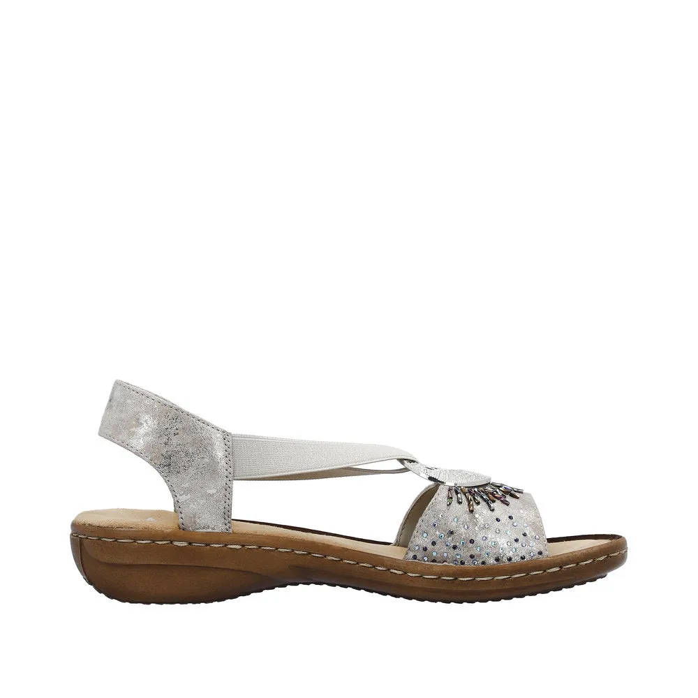 Rieker - 60880-90 - Metallic - Sandals