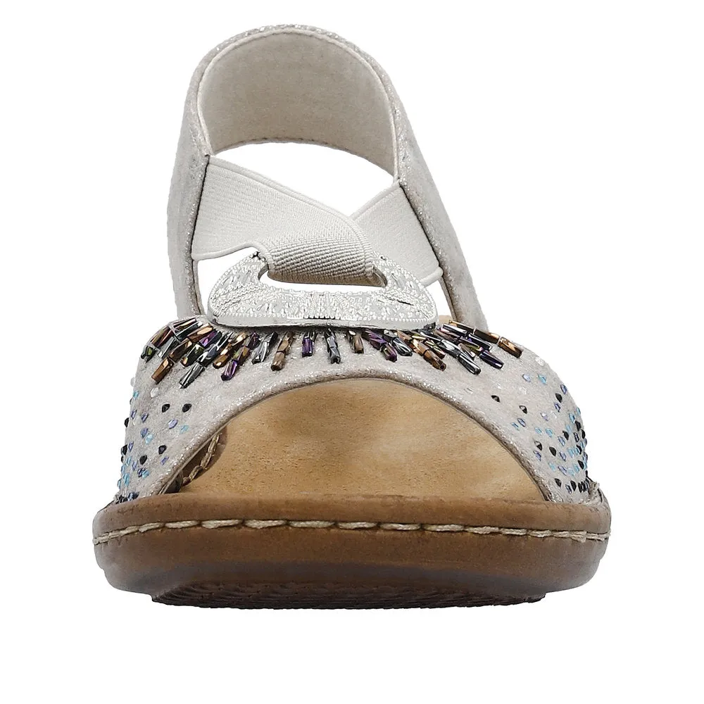 Rieker - 60880-90 - Metallic - Sandals