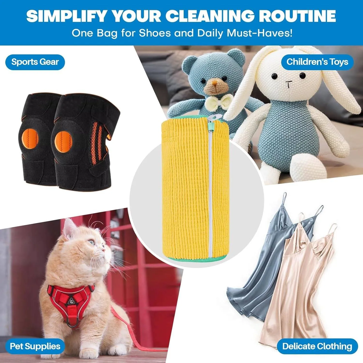 RoyaleGlow Sneaker Cleaner Bag for Effortless Shoe Care