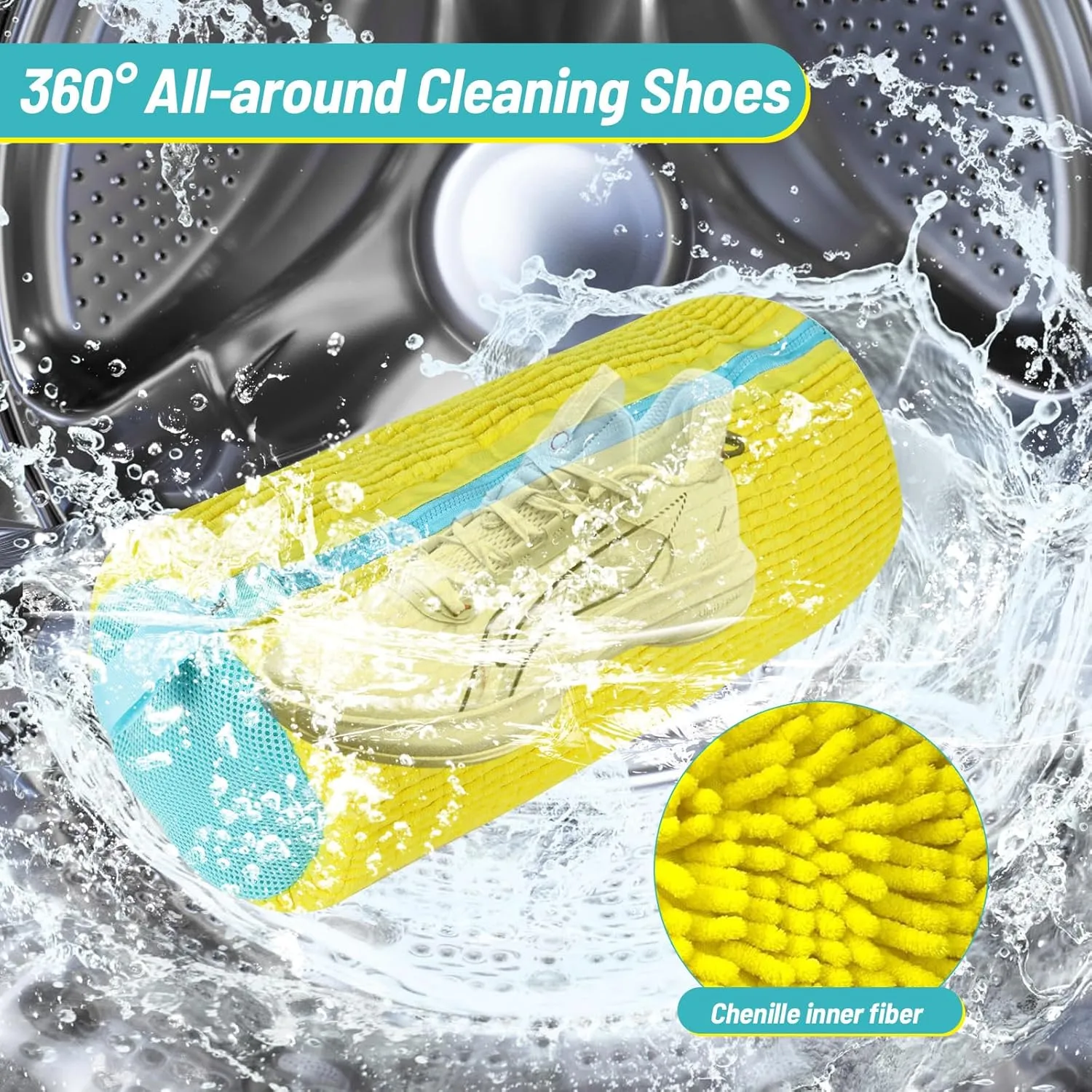 RoyaleGlow Sneaker Cleaner Bag for Effortless Shoe Care