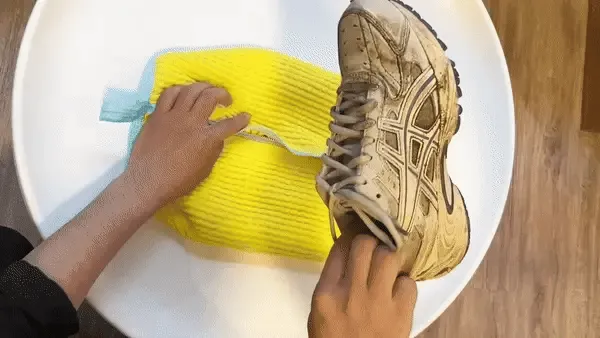 RoyaleGlow Sneaker Cleaner Bag for Effortless Shoe Care