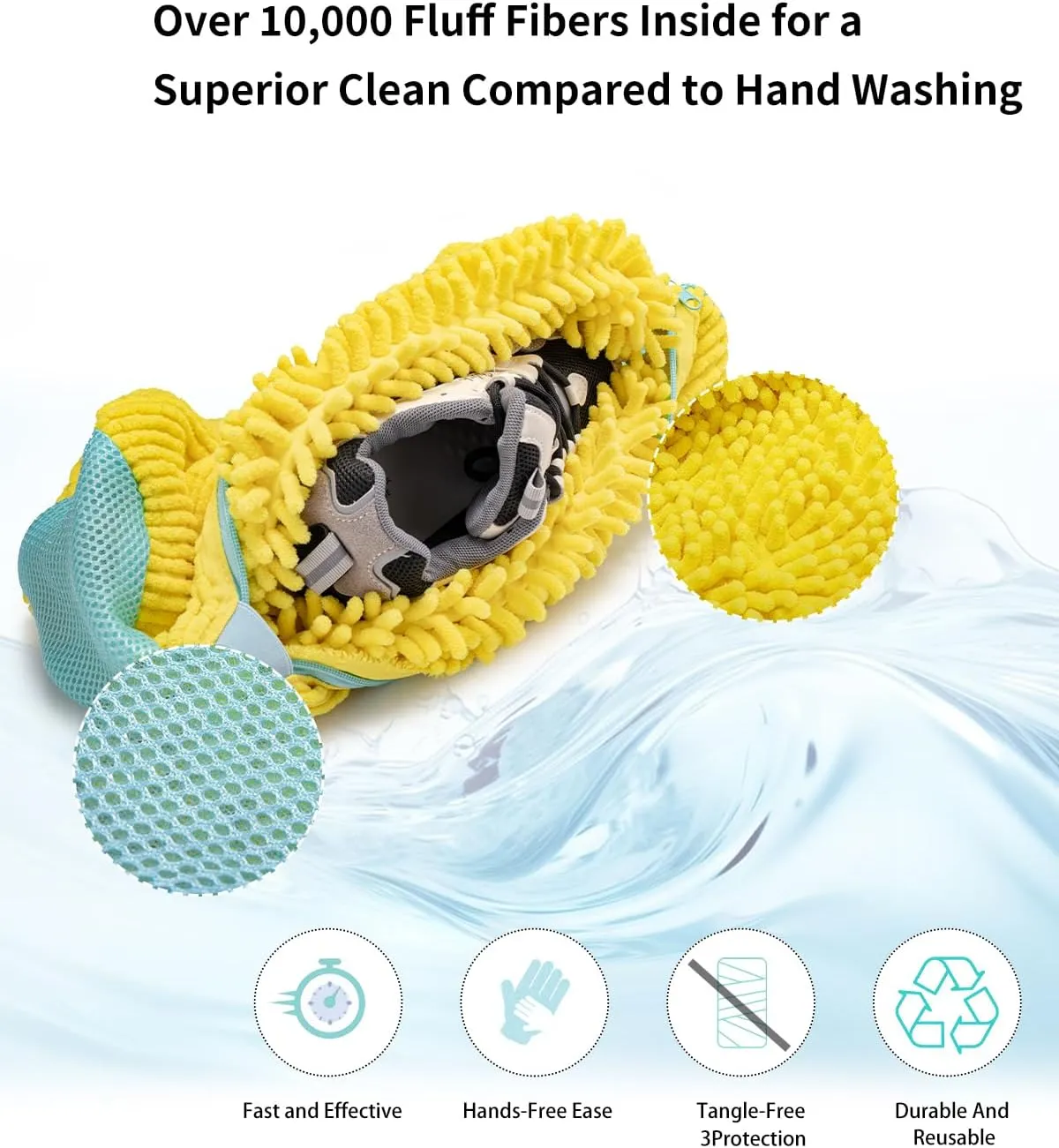 RoyaleGlow Sneaker Cleaner Bag for Effortless Shoe Care