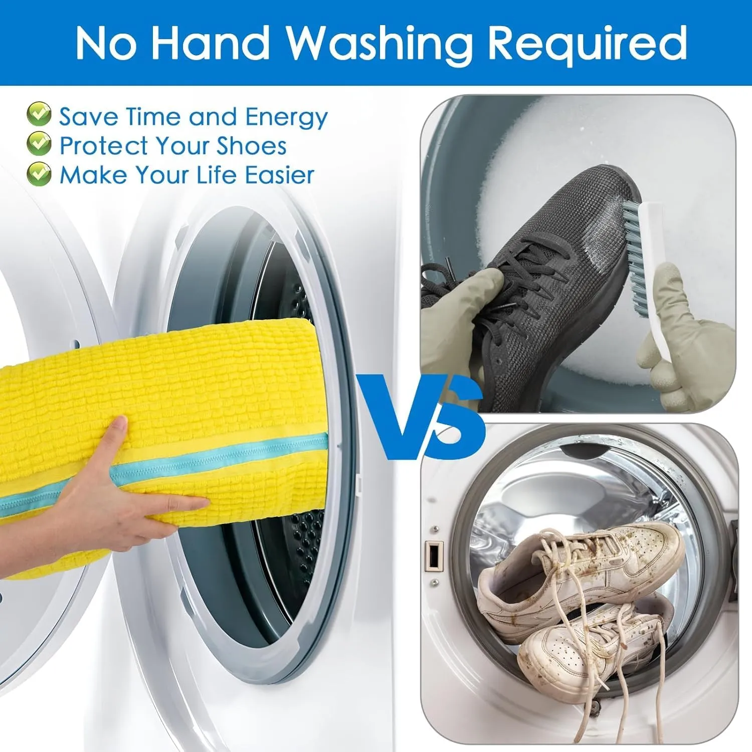 RoyaleGlow Sneaker Cleaner Bag for Effortless Shoe Care