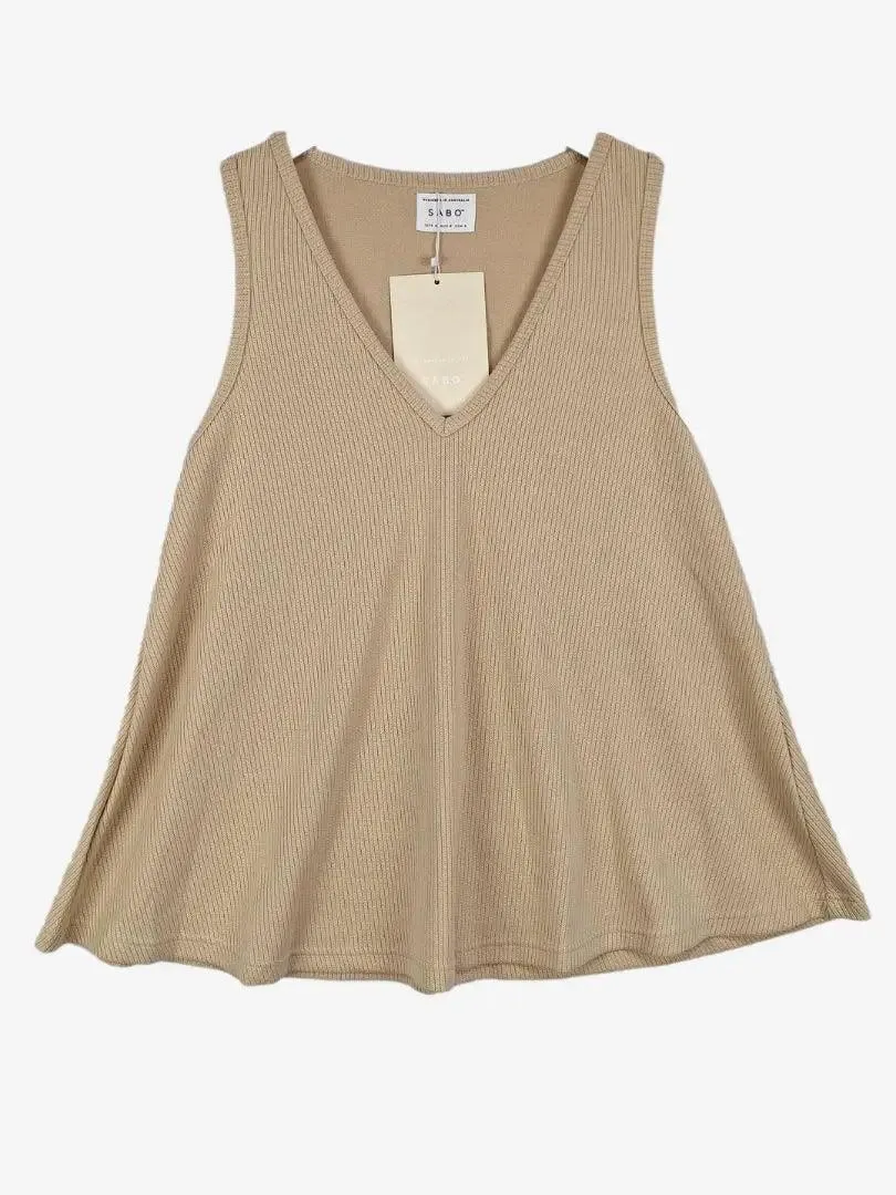 Sabo Soft Fawn Lana Top Size S