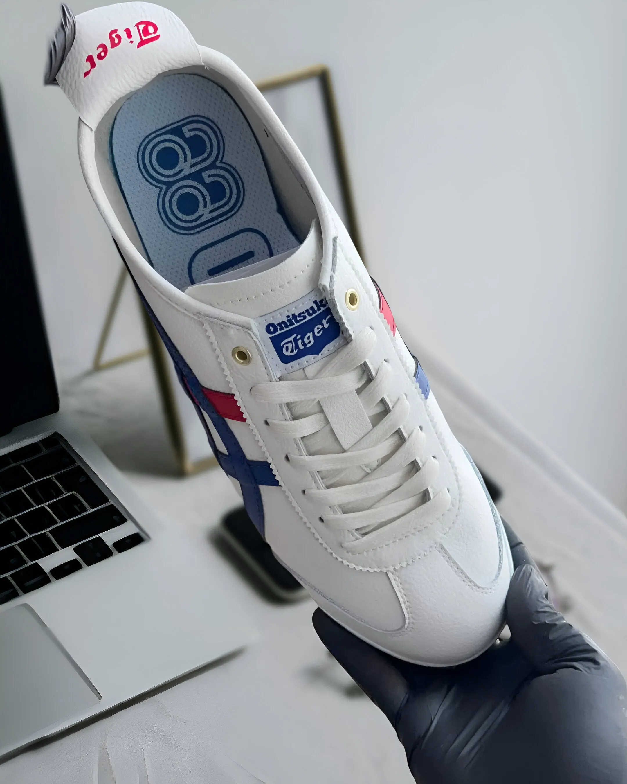 Safe transactions TIGER MEXICO ONITSUKA RED WHITE BLUE DARK 66 Free international delivery GOLD